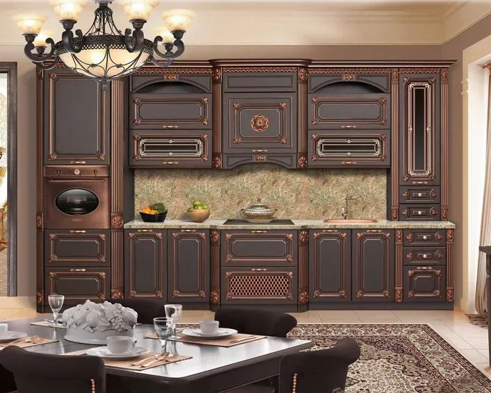 Сегодня расскажу Вам про наши классические кухни. Бэлла – дворцовая классика!