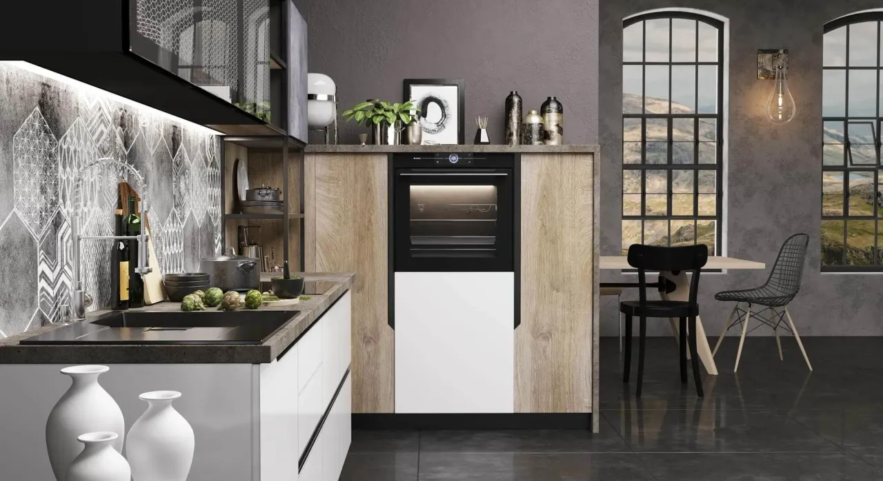 Фото кухни NewLoft в современном стиле