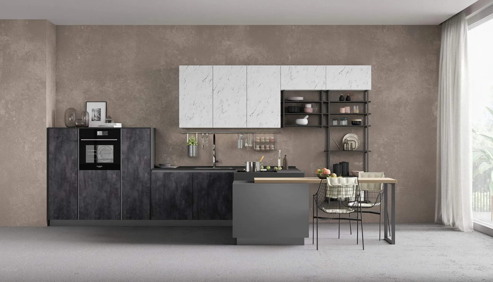 Кухня MIXSTONE от CUCINA — подробный обзор модели